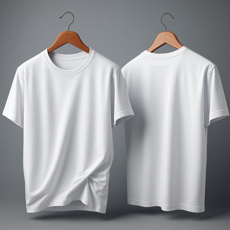 white cotton tshirt